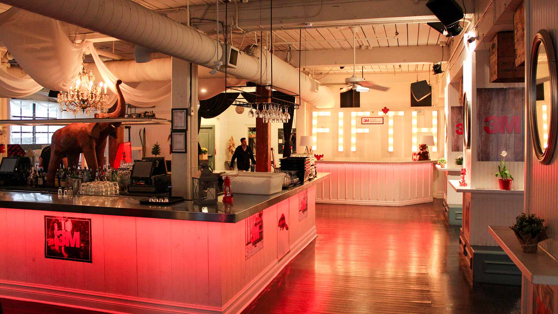 Event Venue Toronto Trade Show Client Cocktail Event in Loft Space